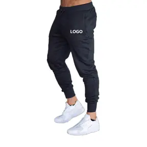 Custom Men's Track Pants Polyester Drawstring Stripe Skinny Sweatpants Stacked Fashion Jogger Wear Pants