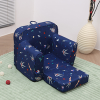 Fauteuil pliant pour enfants Star Astronaut, nouveau design, confort optimal, en toile imprimée, canapé en mousse, vente en gros personnalisée, directement de l'usine