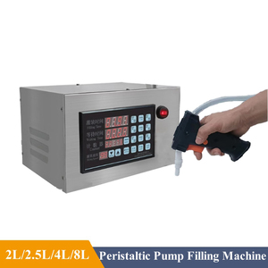 เครื่องบรรจุของเหลวแบบพกพา อัตโนมัติ ปริมาณแม่นยำ สำหรับนมถั่วเหลือง เทียนหอม น้ำมันหอมระเหย ของเหลวข้นหนืด แบบปั๊มเพอริสตัลติก - Product Image 5