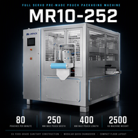 Machine d'emballage automatique rotative LINPACK à 10 postes, entièrement servo, de haute qualité européenne, pour sachets préformés à fermeture éclair, pour l'alimentation