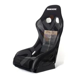 SEAHI Factory Supply Black BRIDE Universal Sport Bucket Car Racing Seats With Slide Rails