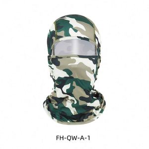 Écharpe/Foulard d'été camouflage coupe-vent en polyester pour activités de plein air, masque tactique de cyclisme et de pêche, couvre-visage unisexe USA - Product Image 6
