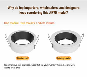 Downlight LED AR70 COB de Diseño Moderno, 3000K, 12W, Módulo LED AR70 - Product Image 5