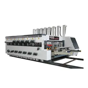 ZHENHUA-YSF-D Kecepatan Tinggi Paperboard Flex Printing Slotting Die Cutting untuk Mesin Karton Bergelombang