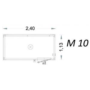 Container.it M10 C2 - Cabina de Almacenamiento Prefabricada de 2 Metros - Product Image 1