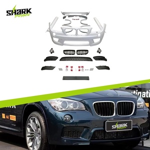 Para <span class=keywords><strong>BMW</strong></span> <span class=keywords><strong>X1</strong></span> Series E84 actualización a <span class=keywords><strong>M</strong></span> Sport <span class=keywords><strong>M</strong></span> Tech estilo parachoques delantero rejilla faldones laterales arcos de rueda parachoques trasero cuerpo Kit Bodykit - Product Image 3