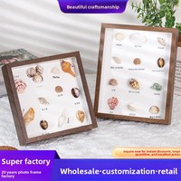 Cadre photo lumineux creux 3CM pour fleurs séchées, DIY créatif, style chinois décoratif
