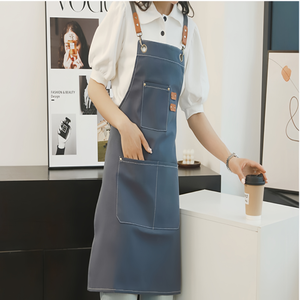 Logotipo personalizado impermeable poliéster afeitado capa <span class=keywords><strong>barba</strong></span> Barbero delantal babero para los hombres - Product Image 3