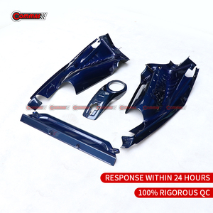 Kits Interiores de Fibra de Carbono Seca de Excelente Calidad, Estilo OEM, Color Azul, para el Compartimento del Motor de Ferrari F8, Piezas de Carrocería - Product Image 5