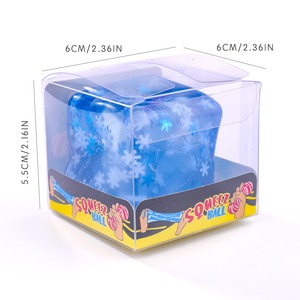 Juguete Creativo, Pelota de Presión Azul con Forma de Copo de Nieve, Juguete de Peluche Suave con Fuerza Interna para Apretar, Pelota de Azúcar, Juguete de Hielo para Niños - Product Image 4