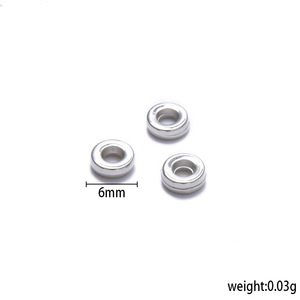Pulseras de cuentas de plástico con cuentas espaciadoras doradas y perlas para accesorios de fabricación de joyería DIY, estilo CCB redondo, diseño minimalista - Product Image 5