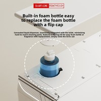 WC intelligent mural en céramique de conception moderne américaine et européenne 110V, avec siège chauffant et siphon en P
