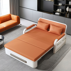 Ghế <span class=keywords><strong>sofa</strong></span> giường gấp đôi chức năng, mới, nhỏ gọn, dành cho người lớn, có thể kéo dài, phòng khách, giường đơn, ban công, đa năng - Product Image 4