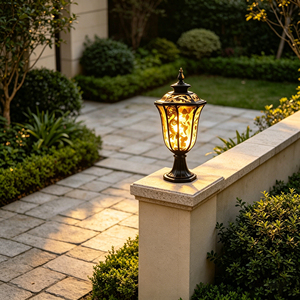 Customized European Retro Outdoor LED Garden <b>Lights</b> with <b>Light</b> Sensing and <b>Motion</b> Sensing, Water Proof Outdoor LED Garden <b>Lights</b> - Product Image 4