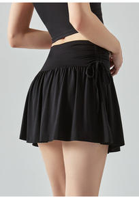 2023 Grosir Kualitas Tinggi Rok Tenis Kebugaran untuk Wanita Celana Pendek Yoga Pinggang Tinggi Dapat Disesuaikan Rok Tenis - Product Image 4