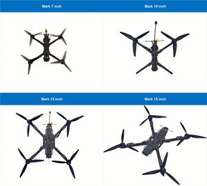 Dron de Carreras FPV de 7 Pulgadas, Kit con Marco de Fibra de Carbono, VTX 5.8G 40CH, Control de Vuelo F4, ESC 50A, Motor 1500KV, ELRS RC FPV - Product Image 5