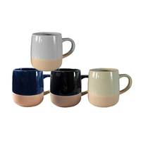 Mug en céramique à fond en liège, imprimable par transfert thermique, minimaliste, DIY, avec couvercle, tasse à eau, résistant aux hautes températures, finition mate, Zibo Gifts