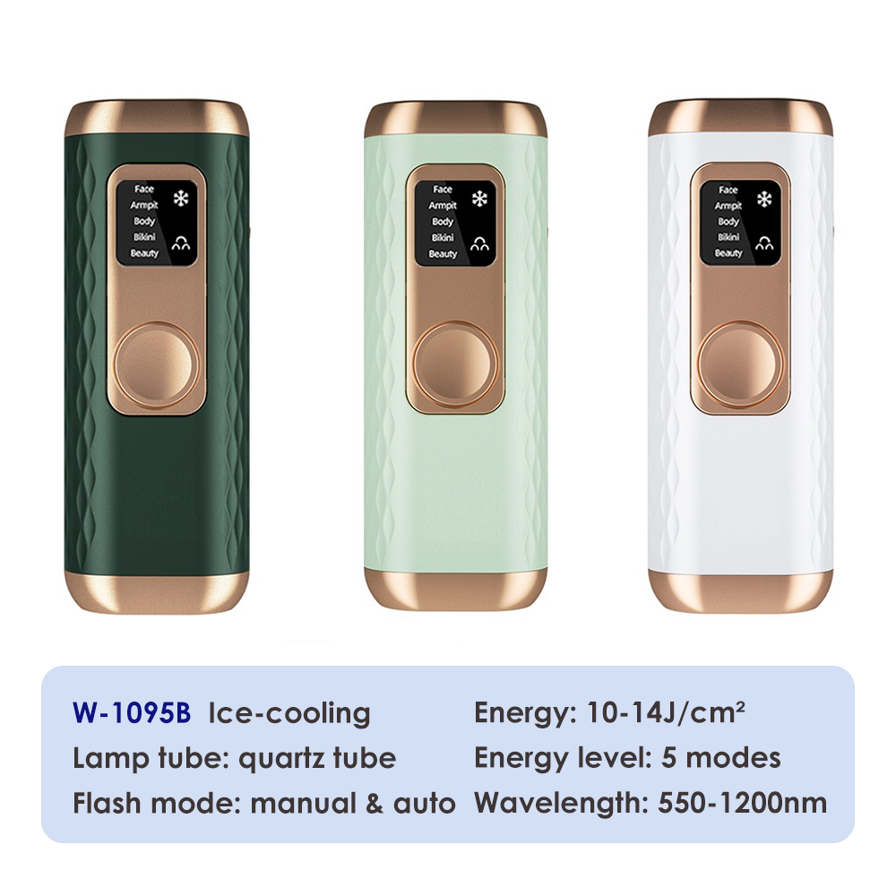 W-1095B + refroidissement de glace + tube de quartz