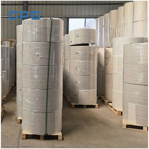 Rollo gigante de etiquetas térmicas al por mayor de fábrica, material de etiquetas autoadhesivas para bidones químicos, rollo maestro de etiquetas para almacén - Product Image 1