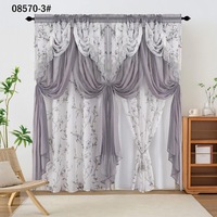 Rideaux Brodés Européens Luxe – Occultants, Couleur Or, Sur Mesure Pour Grande Fenêtre