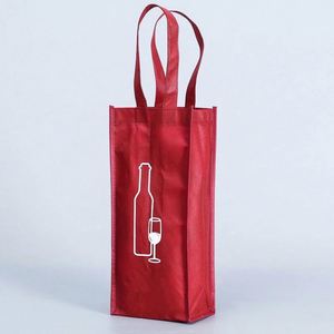 Bolsa de Vino Personalizada al por Mayor, Promocional, Reutilizable, Impermeable, de Tela No Tejida, para una Sola Botella - Product Image 2