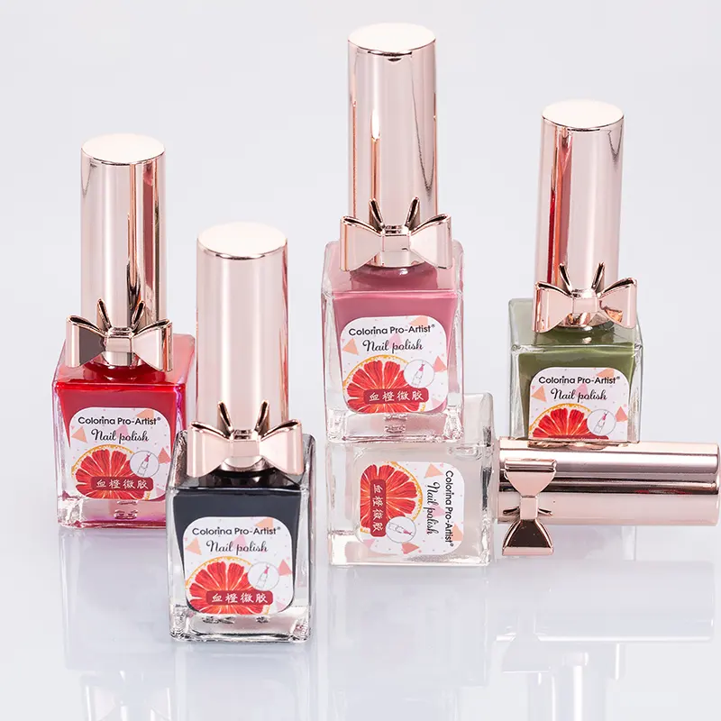 Prezzo di fabbrica Aria A Base di Acqua Smalto di Chiodo Asciutto Bottiglia Halal Peel Off Nail Polish Per La Nail Manicure