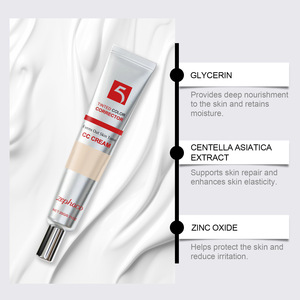 Fondotinta liquida personalizzata correttore viso contorno correttore minerale crema leggera medio fiera con etichettatura personalizzata - Product Image 5