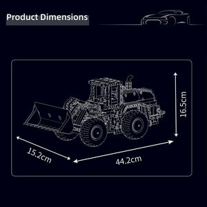 Mould King 17084 910-delige <span class=keywords><strong>Engineering</strong></span> Serie 972M Wiellader Bouwblokmodel Technisch Educatief Speelgoed Festival Cadeau - Product Image 4