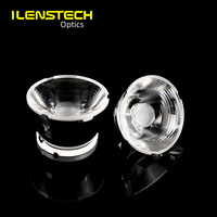 Lentille LED à faible éblouissement de 62 mm de diamètre, lentille TIR de 15 degrés, lentilles COB de 9 mm et 12 mm