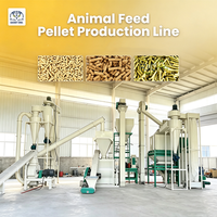 Ligne de fabrication automatique de granulés d'aliments pour animaux, usine d'aliments pour volailles et élevages, et installation d'aquaculture pour l'alimentation des poulets, bovins et poissons