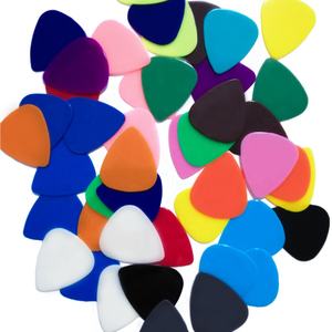 Groothandel Nieuwe Trend Duurzaam Nylon Materiaal Gitaar Plectrum Goed Handfeeling Blanco Gitaar Glanzende Plectrum Voor Gitaar Beginners - Product Image 2