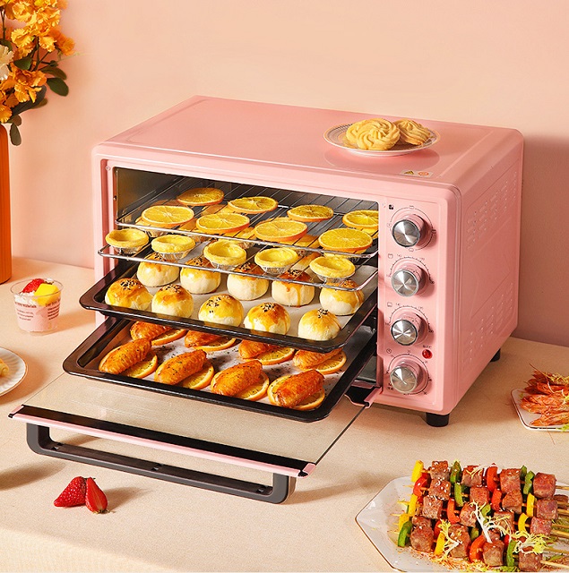 Customized large-capacity household multi-function cake pizza electric oven Kitchen appliance portable electric oven