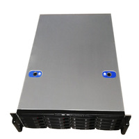 Fabrication de boîtier de serveur en aluminium 19 pouces 2U 4U châssis style ATX avec ventilateur pour équipement réseau et armoires PC