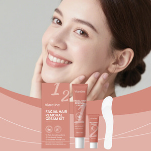 Set de <span class=keywords><strong>Depilación</strong></span> Facial para Mujer, Crema Depilatoria Facial e Hidratante Suave e Indolora con Crema Calmante para Después del Tratamiento - Product Image 6