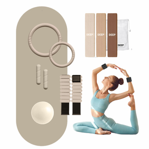 Set de Fitness para el Hogar: Barra de Pesas con Logotipo Personalizado de Fábrica, Anillo de Silicona para Mancuernas, Tapete de Yoga, <span class=keywords><strong>Accesorios</strong></span> de Yoga y <span class=keywords><strong>Pilates</strong></span> - Product Image 5