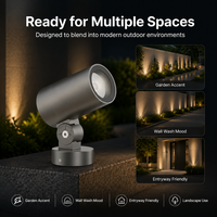 Multi-Halterung High-End Architektur-LED-Strahler 3W-6W Einstellbarer Abstrahlwinkel AC85-265V für Villa Hotel Außenprojekte IP65 3 °   4 °   -60 °