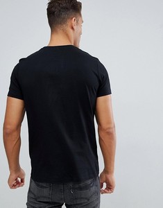 T-shirt Nera in Cotone Pima di Alta Qualità <span class=keywords><strong>Tks</strong></span> Wtkslesale, Personalizzabile con il Tuo Logo, Vestibilità Slim per Uomo - Product Image 2