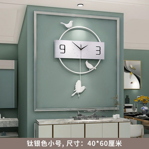 <strong>Clocks</strong> Metal Wood Wall <strong>Clock</strong> Modern Design Farmhouse Decor Wall Decorations Living Room Wall Watch <strong>Vintage</strong> - Product Image 5