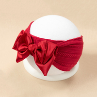 6 couleurs haute qualité à la mode tissu cheveux accessoires pour filles élastique arc bandeau nouveau-né bandeau cheveux ornements