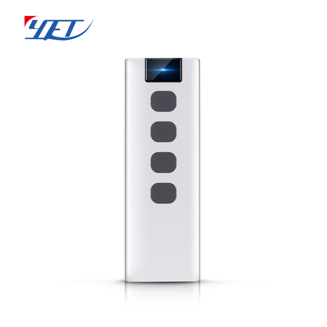 YET2169 4 Key mhz Rolling Hopping Code HCS Customized Development Rf Transmitter Remote Control for Alarm Light System Switch