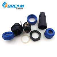 Connecteur étanche DREAM personnalisé mâle-femelle Weipu droit ou coudé en plastique SP11 SP13 SP17 SP21 SP29 IP68