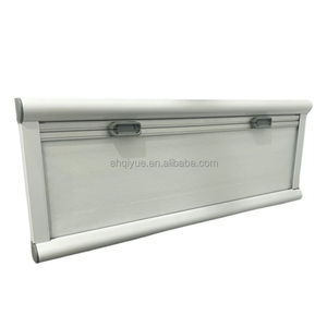 Fenêtre d'angle arrondie 700x300mm avec cadre en aluminium enduit de poudre pour pièces de carrosserie de fourgonnette de conversion - Product Image 6