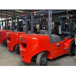 HELI 건설산업용 새로운 5 톤 CPCD50 디젤 지게차 3 단 마스트 시트 운전자형 - Product Image 3