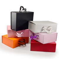 Boîtes d'emballage en papier mat de luxe MU, boîtes à chaussures magnétiques, boîtes cadeaux avec couvercle magnétique