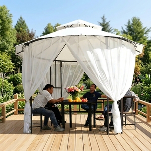 <span class=keywords><strong>Pergola</strong></span> Gonflable de Luxe Personnalisée avec Impression, en Acier, Bois et Aluminium, pour Jardin, Tailles 10x20, 12x16, 10x12, 5x8, 3x3, à Vendre - Product Image 2