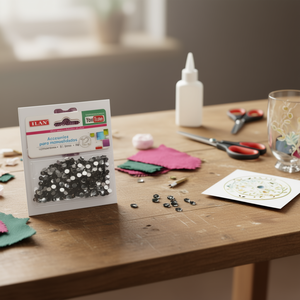 Strass Ilan 5 mm neri 8G per progetti artigianali - Product Image 3