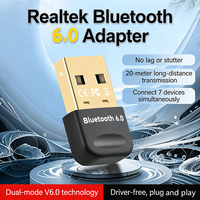 Adaptateur USB Bluetooth 6.0, mini dongle USB sans fil pour PC, haut-parleur, clavier, souris, manette de jeu