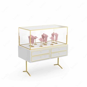 Arredamento di Lusso <span class=keywords><strong>per</strong></span> <span class=keywords><strong>Gioiellerie</strong></span> Sundo, Vetrine Espositive <span class=keywords><strong>per</strong></span> Gioielli, Design <span class=keywords><strong>per</strong></span> Negozi di Gioielli, Arredi Moderni con Vetrine in Vetro LED - Product Image 2