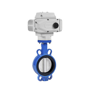 ORBY Vanne papillon motorisée en fonte de type régulateur DN40-DN300 avec actionneur électrique Vanne papillon - Product Image 3