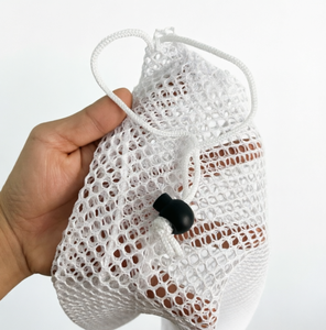 Grand sac à <span class=keywords><strong>linge</strong></span> en <span class=keywords><strong>filet</strong></span> avec cordon <span class=keywords><strong>de</strong></span> serrage, sac <span class=keywords><strong>de</strong></span> lavage en <span class=keywords><strong>filet</strong></span> fin pour les vêtements délicats, les sous-vêtements, les chaussettes et la lingerie, lavable en machine - Product Image 3